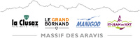 Логотип Массиф де Арави (Ля Клюза, Манье, Ле Гран-Борнан) (Massif des Aravis (La Clusaz, Manigod, Le Grand-Bornand))