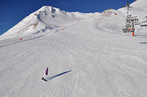 Фото Валь д’Изер, Тинь. Широко, раздольно, можно отпустить лыжи и хорошо разогнаться